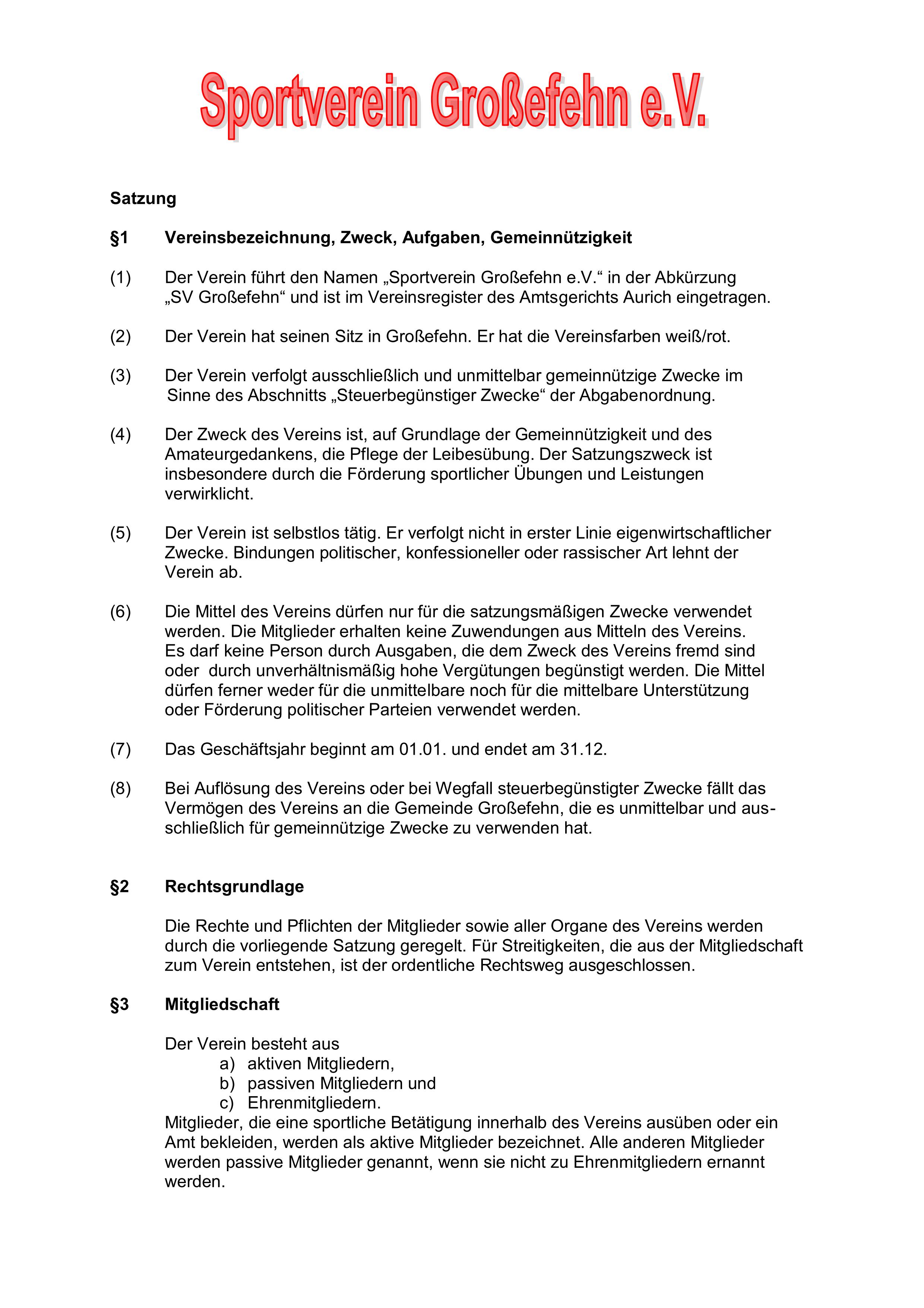 Satzung 01